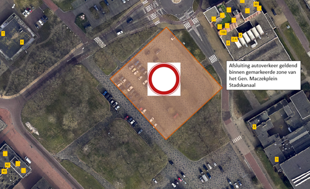 Afsluiting Generaal Maczekplein
