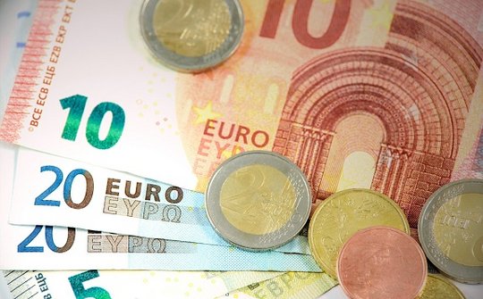 Foto: Euro's papier en muntgeld