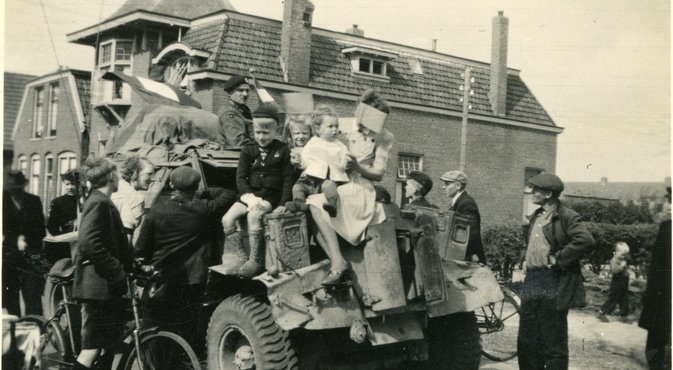 Afbeelding Stadskanaal Bevrijding Poolse soldaten Semsstraat
